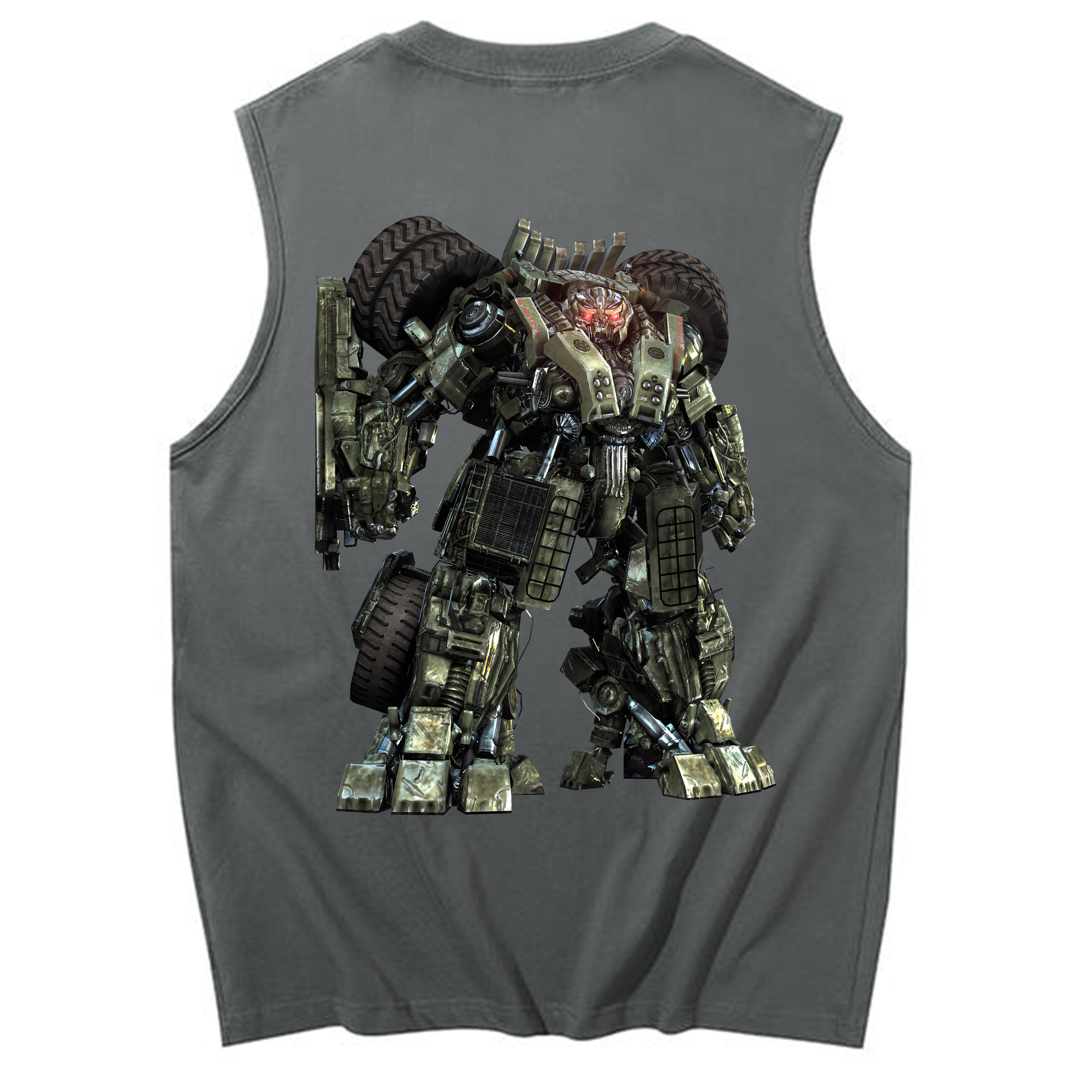（画像用） Transformers トランスフォーマー コットン100％タンクトップ（背面プリント）